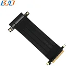 PCI Express PCI-E PCIe 3.0 X8 to 8X Flexible Extension Riser Cable 98Pin 20cm 180 Degree for 1U 2U Chassis 10 ~ 100cm