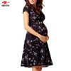 Customize Latest Dress Designs Floral Maternity Nursing Dress