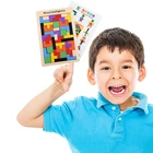 Puzzle Games For Children Model Wooden Learning Education Montessori 3D Wooden Puzzle of Teaser Children Cubes