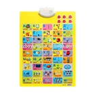Russian letters educational wall chart for kids early educational learning