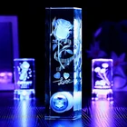 Award Light Up Trophy Custom Engraved Logo Champions Award Crystal Trophy With Led Lighting
