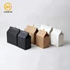 Biodegradable eco recycle custom brown craft paper Kraft package box for food packaging