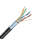 Cable Cat5e 1000ft Armored Waterproof Underground Lan Cable 24AWG Cat5e Gel Filled Cable Or Ftp Cat5e Jelly Filled