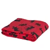 Cheap price Oekotex red smooth printing microfiber throw blankets custom blanket fleece for sale