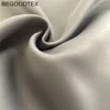 flame retardant polyeatser silky blackout curtain fabric for hotel