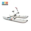 2019 New design inflatable water bike,water boat type bike for outdoor use on river, lake and pond