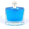 Wholesale empty 50ml 60ml flat glass perfume bottle with pump