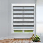 custom made morden Blackout sheer blinds Double Roller Blinds