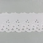 Eco-Friendly Lace Trim Embroidery Trims 2019 Top Rated Factory Price 100% Cotton Crochet Embroidery Lace Trim for Textile