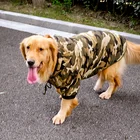 Luxury Warm Pet Coat Accessories waterproof Dog Clothes Coat Jacket For Large Dogs Golden retriever