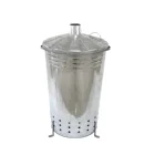 Wholesale 120L Galvanised Steel home used big containers garden garbage waste incinerator