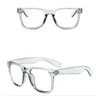 OEM polycarbonate crystal transparent gray brown frames anti blocking blue light filter computer glasses