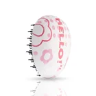 Mini Pocket Detangling Hair Brush New scalp massage shampoo hair brush Fancy Egg
