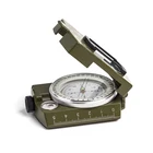 Army Green Outdoor Camping American Folding Compass Watch Accurate