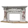 Customized design Italian Marble Natural Stone Fireplaces Mantel
