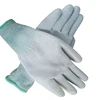 China supplier antistatic PU Palm Coating Glove Carbon Fiber ESD Gloves