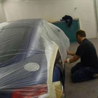 Painter's plastic coreless masking film car body shop repair painting HDPE overspray masking film