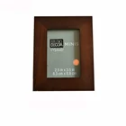 cheap price 2.5x3.5 brown color mini picture wooden mini photo frame for bedroom decor