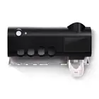 Wireless Design Wall Mounted Automatic Toothpaste Dispenser, Toothbrush Holder with LED UV Light Sterilization Function