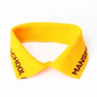 Jacquard customized rib collar and cuff fabric for school uniform