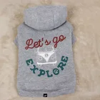 Spring and winter pet fleece sportswear fabric pet Sports clothes dog Factory direct dog clothes bus