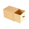 Luxury high quality printing logo paper kraft cardboard drawer slide out box