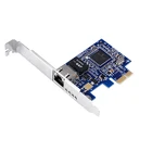 Latest PCI-E 1Gigabit Ethernet Network Card Adapters Slot RJ45 NIC 10/100/1000M LAN Adapter Support for Desktop