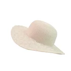 Wholesale straw hats sun custom beach summer hats for women Small MOQ SFH0072