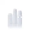 white PP Cosmetic Airless Pump Bottle small capacity for travelling low best price ZW 3/5/10/15ML