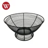 Households Decorative Fruit holder Container Metal Wire vegetable basket stand