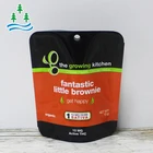 Custom attractive design snack food heat seal stand up pouch plastic cashew nut packaging bag