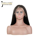 100% Unprocessed Virgin Raw Natural Color Straight Peruvian Hair Full Lace Wig