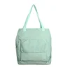 Wholesale colorful durable huge cute women tote shopping bag with zipper