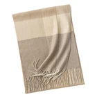 China Plaid Winter Pure Mens Tartan Mongolia Luxury Pure Custom Mongolian India Men Check Kashmir 100% Cashmere Scarf