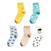 China Manufacturer Professional Men fashion funny footprint anti slip happy Socks Custom breathable happy dress socks