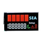 Lcd Tn Lcd Display All-auto Custom Size Monochrome TN HTN STN VA 7 Segment Lcd Display