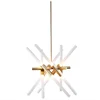 Modenr agnes chandelier brass with Straight Glass Display Astral Agnes chandelier 12 bulb