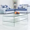 High Quality Living Room Furniture 2 Tiers Clear Glass Coffee Tables/centre tables/Tea Tables From China Wholesale