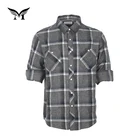 Factory supplier custom made popular long sleeve checked flannel shirt 100% cotton