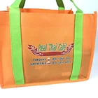 Orange Bag For Market Popular Orange Non Woven Carrier Bag For Shopping