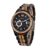 Latest luxury automatic mechanical men wristwatch stainless steel wooden automatic movement watch with 3ATM waterproof watches