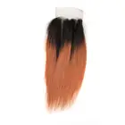 Most popular products brazilian straight virgin human hair 4x4 silk base closure for women