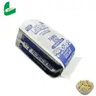 Snack heat seal cement paper kraft custom logo popcorn bags