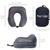 Amazon mini Car Neck Pillow Memory Foam Wholesale fine Packed Trending Products Portable Soft Neck Support Travel Pillow