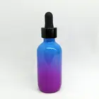 large volume 0.5 2 4 8 32oz shampoo packaging boston round glass bottle with child resistant drropper /cap for CBD oil