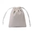 Custom Logo Printed Small Velvet Drawstring Packaging Bag