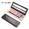 nude earth color series cosmetic eye shadow palette for lady makeup daily