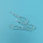 Hot Sale Men Shirts Accessories Sleeve Eco-friendly Plastic Clear Collar Teeth Clips for Suits Packing
