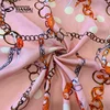 Belt custom design digital print 100% rayon pink dress fabric service price