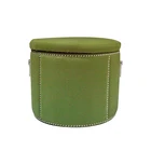 Brand new products indoor furniture fancy hinge for large stool round storage ottoman